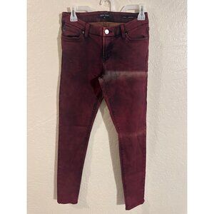Dear John Red Washed Joyrich Comfort Skinny Jeans